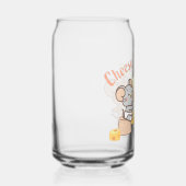 アニメ・タフィーとジェリー応援へチーズ ガラス缶 (右)