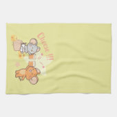 アニメ・タフィーとジェリー応援へチーズ キッチンタオル (横)