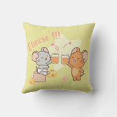 アニメ・タフィーとジェリー応援へチーズ クッション (裏面)