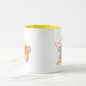 アニメ・タフィーとジェリー応援へチーズ マグカップ (中央)