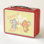 アニメ・タフィーとジェリー応援へチーズ メタルランチボックス (裏面)