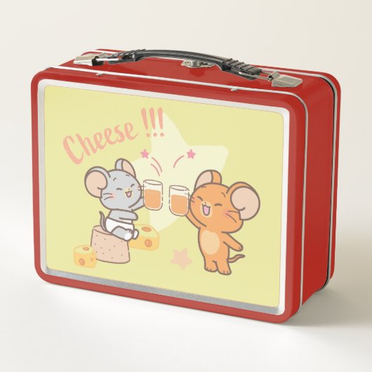 アニメ・タフィーとジェリー応援へチーズ メタルランチボックス (裏面)