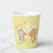 アニメ・タフィーとジェリー応援へチーズ 紙コップ (裏面)