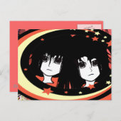 アニメ・ツイン ポストカード (正面/裏面)