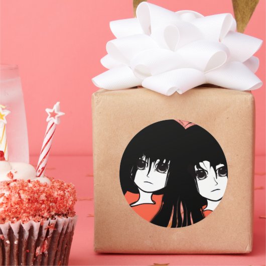 アニメ・ツイン ラウンドシール (パーティー)