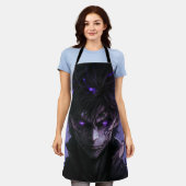 アニメ・デーモン エプロン (着用した状態)