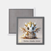 「アニメ・ドラゴンロゴ」 マグネット (正面/裏面)