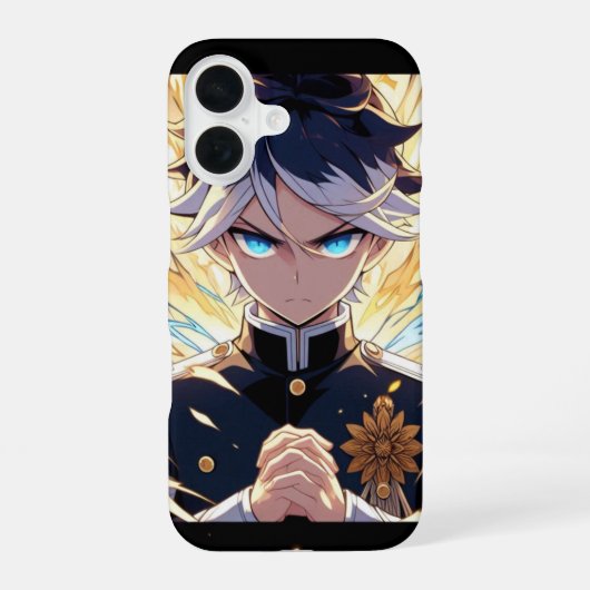 アニメ・ビッグオーラ少年 iPhone 16ケース (裏面)