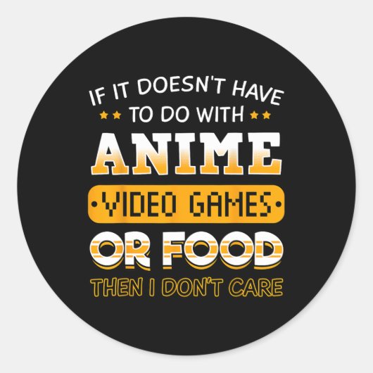 アニメ、ビデオゲーム、と関係ないなら ラウンドシール (正面)