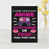 アニメ ビデオゲーム 食べ物 マンガ 日本 楽しい カワイイ プレゼント カード (黄色い花)