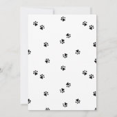 アニメ ピンク バッドトゥー・ザ・ボーン ドッグス 2歳の誕生日 招待状 (裏面)