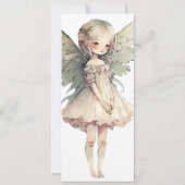 アニメ・フェアリー・ガールの5回目の誕生日パーティー 招待状 (裏面)