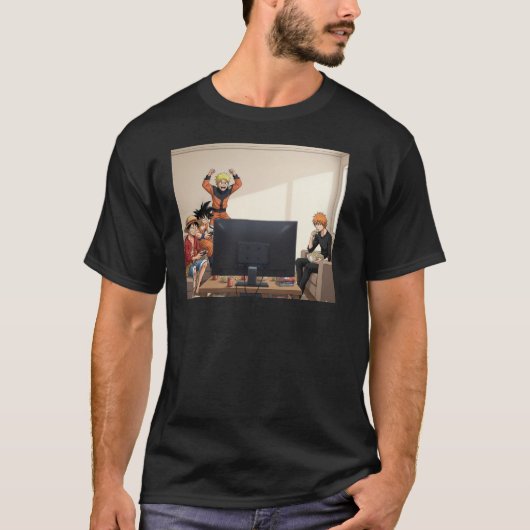 アニメ フレンズ ソファ コープ Tシャツ (正面)