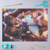 アニメ・ブラック・ガールフレンド 薄葉紙 (クラフト)