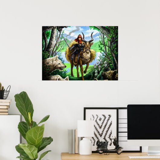 アニメ ポスター (ホームオフィス)