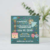 アニメ・マジカル日招待状誕生日Tシャツ 招待状 (スタンド正面)