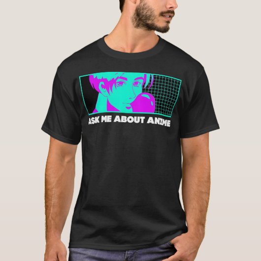 アニメ・マンガ大好き!日本アニメオタク Tシャツ (正面)