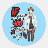 アニメ ラウンドシール (正面)