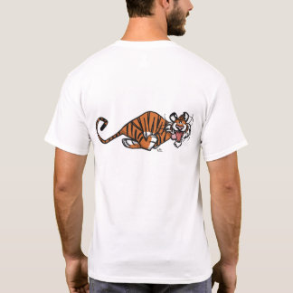 アニメ ランニング タイガー Tシャツ(裏) Tシャツ