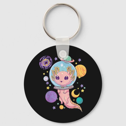 アニメ・ラーメンが大好きで、日本アニメGiをスケッチしている人 キーホルダー (正面)