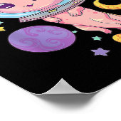 アニメ・ラーメンが大好きで、日本アニメGiをスケッチしている人 ポスター (角)