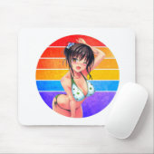 アニメ・レインボー マウスパッド (マウス)