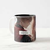 アニメ「時間がない」 ツートーンマグカップ (正面左)