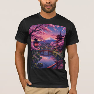 アニメ 桜 Tシャツ 