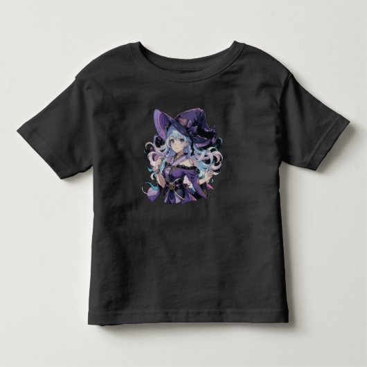 アニメ/魔女/ハロウィン トドラーTシャツ (正面)