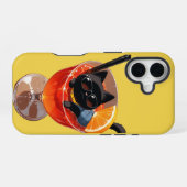 アニメ 黒猫  iPhone 16ケース (裏面横)
