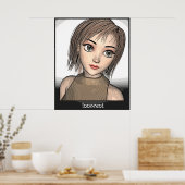 アニメ： (Innocent)プリント ポスター (キッチン)