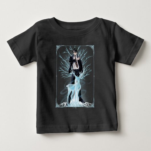 アニメHARRY POTTER™スタグパトロナス ベビーTシャツ (正面)