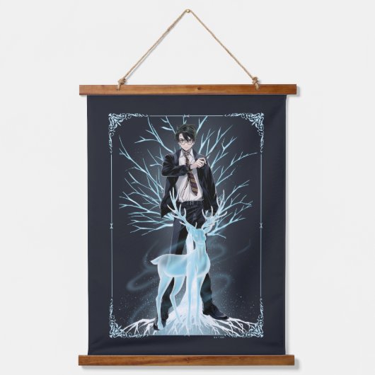 アニメHARRY POTTER™スタグパトロナス 吊り下げ型タペストリー (正面)