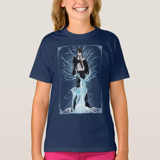 アニメHARRY POTTER™スタグパトロナス Tシャツ (正面)