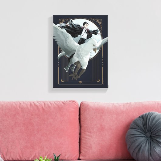 アニメHARRY POTTER™ Flight with Buckbeak キャンバスプリント (インサイチュ (リビング))