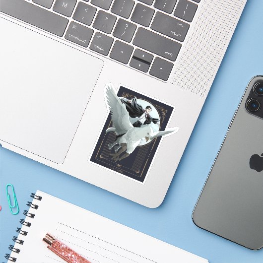 アニメHARRY POTTER™ Flight with Buckbeak シール (ノートパソコンとiPhone)