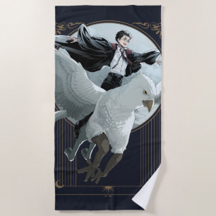 アニメHARRY POTTER™ Flight with Buckbeak ビーチタオル