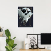 アニメHARRY POTTER™ Flight with Buckbeak ポスター (ホームオフィス)