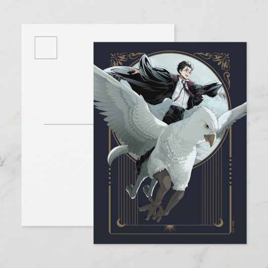 アニメHARRY POTTER™ Flight with Buckbeak ポストカード (正面/裏面)