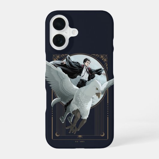 アニメHARRY POTTER™ Flight with Buckbeak iPhone 16ケース (裏面)
