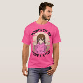 アニメKポップ・アートの搭載 Tシャツ (正面フル)
