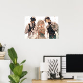 アニメMFMポリアマ結婚ラス ポスター (ホームオフィス)