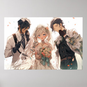 アニメMFMポリアマ結婚ラス ポスター