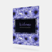 アニモンスワイルドフラワーパターンG602 アクリルサイン (傾斜)