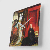 アニュンスエンジェルアルチャンゲルガブリエルアンドヴァージン スクエア壁時計 (傾斜)