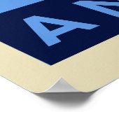 アニューホープジョーバイデン氏アイスクリームイラストレーション ポスター (角)