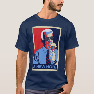アニューホープジョーバイデン氏アイスクリームイラストレーション Tシャツ