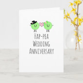 アニユーモラスバシャーカードキュートエンドウ カード (黄色い花)