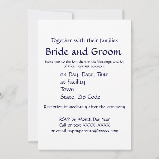 アニルドディヴドディリ結婚ズ 招待状 (裏面)