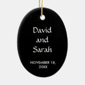 アニルドディ英語ヘブライ語金ゴールドマンダラアート セラミックオーナメント (裏面)